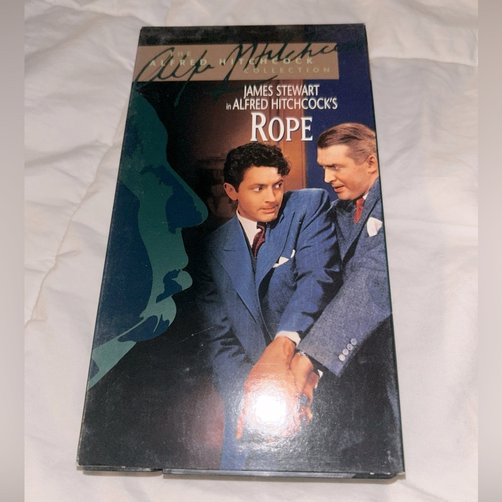 ~6/$10 MOVIES VHS/DVDS~ Rope VHS 1999 Alfred Hitchcock & James Stewart